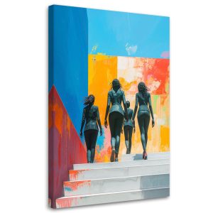 Obraz nowoczesny do salonu biura, Postacie Abstrakcja 70×100 779465 Obraz nowoczesny do salonu biura, Postacie Abstrakcja 70×100 779465