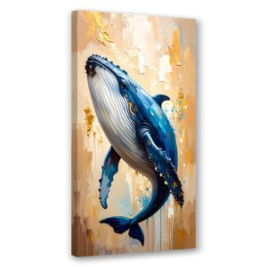 Obraz nowoczesny do salonu biura, Wieloryb Ssaki Ocean Zwierzęta 40×80 781001 Obraz nowoczesny do salonu biura, Wieloryb Ssaki Ocean Zwierzęta 40×80 781001