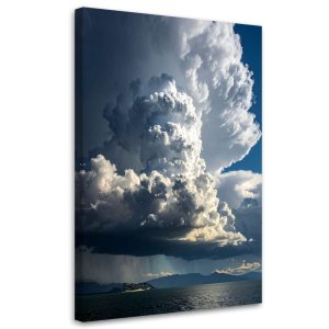 Obraz nowoczesny do salonu sypialni biura, Ciemne szare chmury 80×120 885392 Obraz nowoczesny do salonu sypialni biura, Ciemne szare chmury 80×120 885392