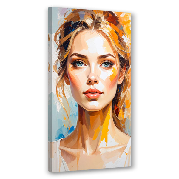 Obraz nowoczesny do salonu sypialni biura, Portret Kobiety Modelki 50x100 780436