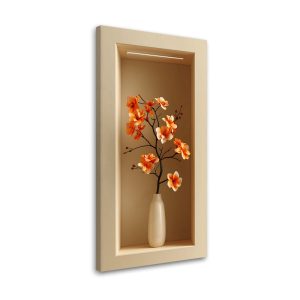 Obraz nowoczesny do salonu sypialni, Kwiaty rośłiny w wazonie we 50×100 776472