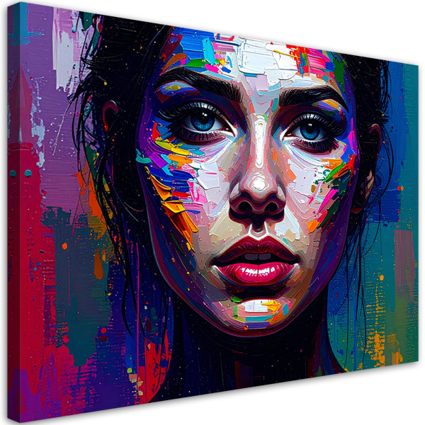 Obraz nowoczesny do salonu sypialni, Portret Twarz Kobiety 30x20 891434
