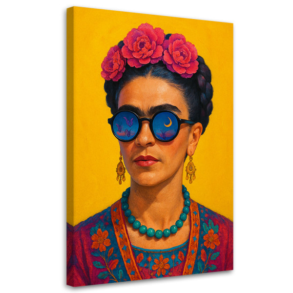 Obraz nowoczesny, Frida Kahlo Portret Kobiety Pop Art 70x100 780590
