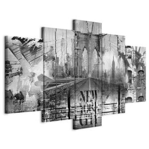 Obraz NYC Collage 225 x 112.5 cm 592159 Obraz NYC Collage 225 x 112.5 cm 592159