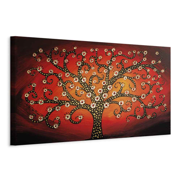 Obraz Ogniste drzewo 90 x 30 cm 597077