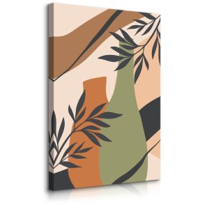 Obraz Oliwkowe Dzbanki Pośród Palm 60x90cm 341569