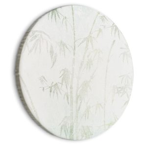 Obraz owalny Bambusowy las 60 x 60 cm 601228