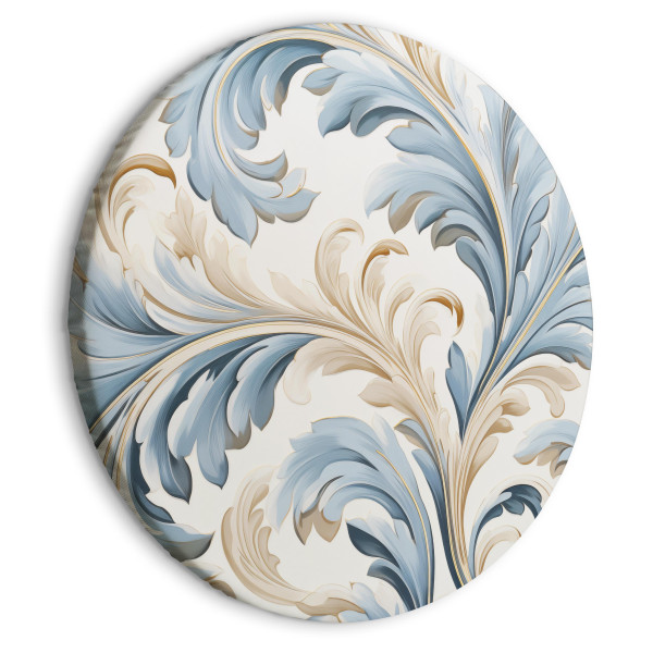 Obraz owalny Barokowe ornamenty 60 x 60 cm 594985