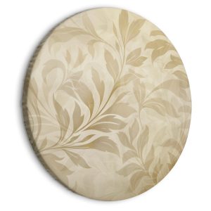 Obraz owalny Botaniczny motyw 80 x 80 cm 601386