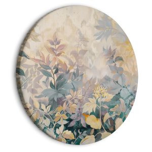 Obraz owalny Gobelinowy wzór 60 x 60 cm 597001 Obraz owalny Gobelinowy wzór 60 x 60 cm 597001