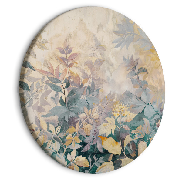 Obraz owalny Gobelinowy wzór 60 x 60 cm 597001