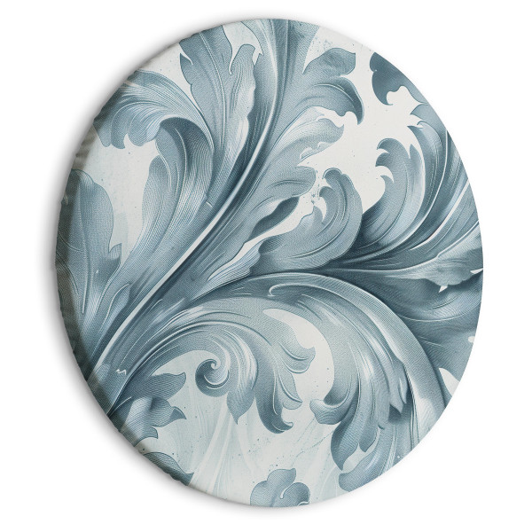 Obraz owalny Kamienne ornamenty 60 x 60 cm 599099