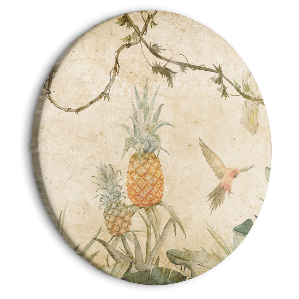 Obraz owalny Tropik 60 x 60 cm 595086