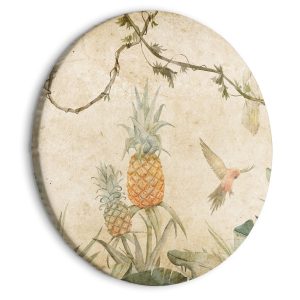 Obraz owalny Tropik 80 x 80 cm 592523 Obraz owalny Tropik 80 x 80 cm 592523