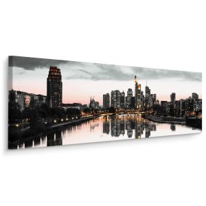 Obraz Panoramiczny Panorama Frankfurtu 145x45cm 186581 Obraz Panoramiczny Panorama Frankfurtu 145x45cm 186581