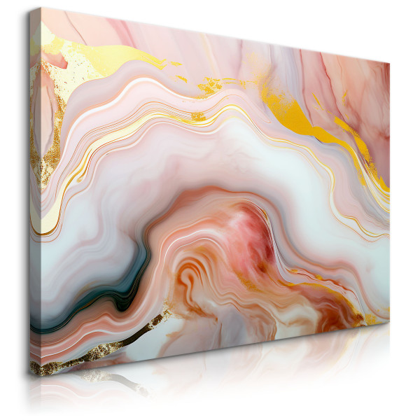 Obraz Pastelowy Różowy Marmur 30x20cm 343537