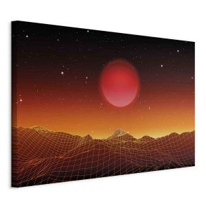 Obraz Pejzaż futurystyczny 30 x 20 cm 595491