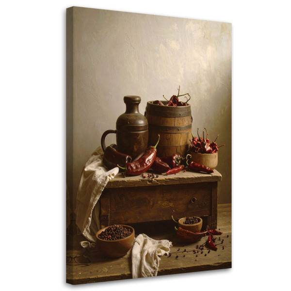 Obraz pionowy do kuchni jadalni restauracji, Papryczki chili 20x30 885082