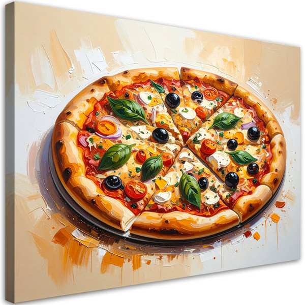 Obraz Pizza Jedzenie do kuchni restauracji baru jadalni 100x70 779463