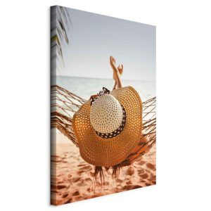 Obraz Plażowy hamak 20 x 30 cm 598460
