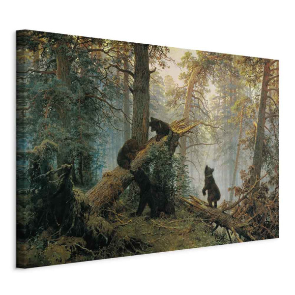 Obraz Poranek w lesie 30 x 20 cm 599544
