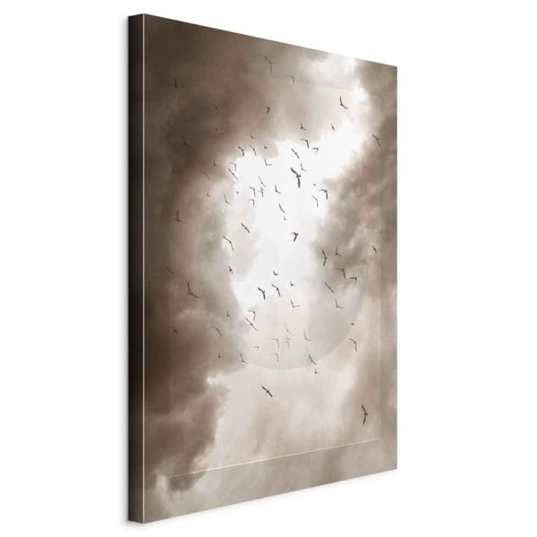 Obraz Ptaki w chmurach 80 x 120 cm 593397