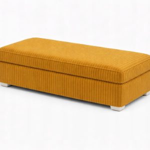 Pufa ze schowkiem 80×40 Tapicerowana Skrzynia Otwierana Musztardowy 1020742 Pufa ze schowkiem 80×40 Tapicerowana Skrzynia Otwierana Musztardowy 1020742