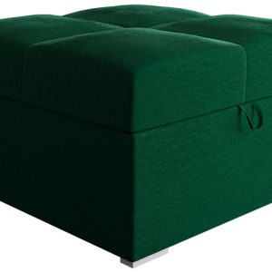 Pufa ze schowkiem tapicerowana HOT butelkowa zieleń 512207 Pufa ze schowkiem tapicerowana HOT butelkowa zieleń 512207