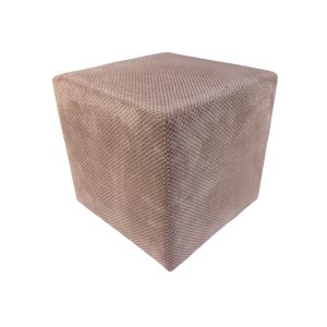 Pufa ZEFIR DOT welurowa 40×40 cm kwadratowa miękka salon brudno różowa 795123 Pufa ZEFIR DOT welurowa 40×40 cm kwadratowa miękka salon brudno różowa 795123