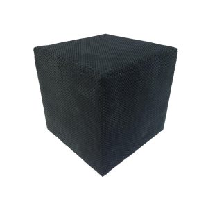 Pufa ZEFIR DOT welurowa 40×40 cm kwadratowa miękka salon czarna 795135 Pufa ZEFIR DOT welurowa 40×40 cm kwadratowa miękka salon czarna 795135