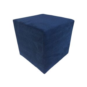 Pufa ZEFIR DOT welurowa 40×40 cm kwadratowa miękka salon granatowa 795195 Pufa ZEFIR DOT welurowa 40×40 cm kwadratowa miękka salon granatowa 795195