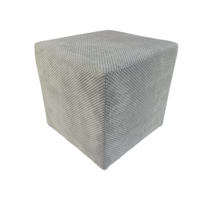 Pufa ZEFIR DOT welurowa 40×40 cm kwadratowa miękka salon jasno szara 795077 Pufa ZEFIR DOT welurowa 40×40 cm kwadratowa miękka salon jasno szara 795077