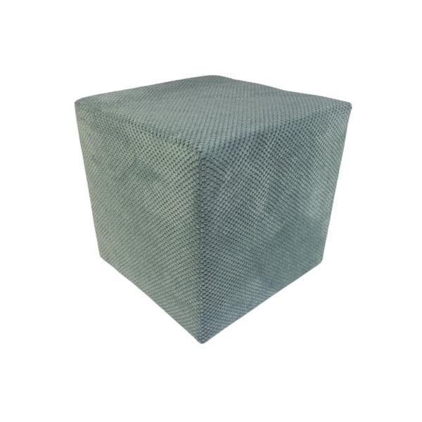 Pufa ZEFIR DOT welurowa 40x40 cm kwadratowa miękka salon morska 795133