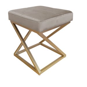 Pufa ZOA LOFT podstawa złota M 93942 Pufa ZOA LOFT podstawa złota M 93942