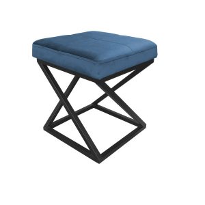 Pufa ZOA MG33 podstawa czarna tkanina Welur loft ławka podnóżek metal 1062738 Pufa ZOA MG33 podstawa czarna tkanina Welur loft ławka podnóżek metal 1062738