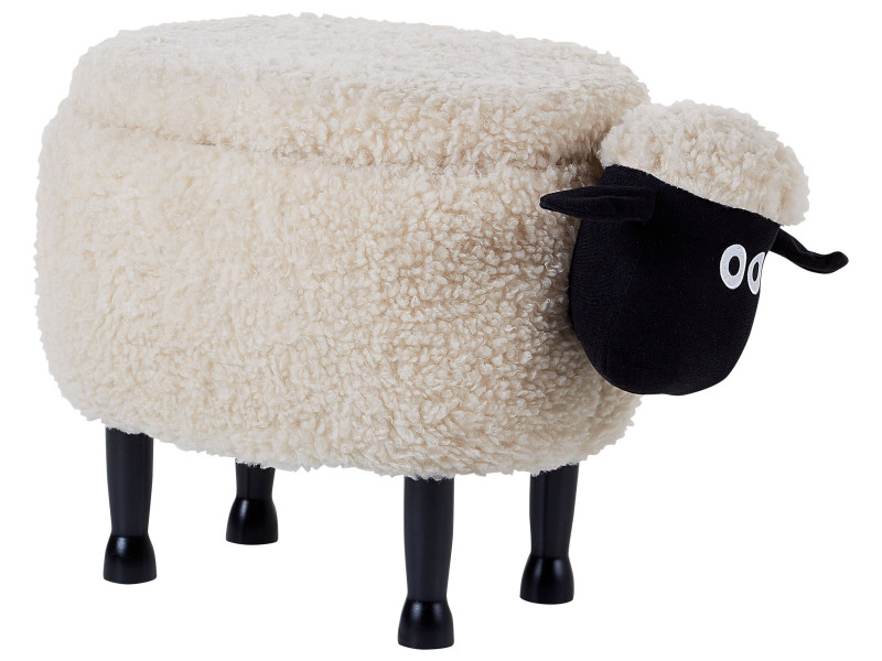 Pufa zwierzak ze schowkiem beżowa SHEEP 189997