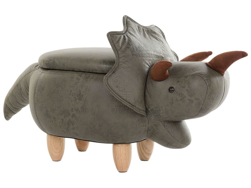 Pufa zwierzak ze schowkiem zielona TRICERATOPS 76603