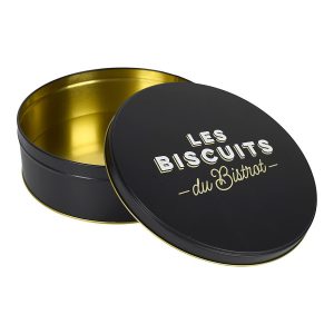 Puszka na ciastka i produkty sypkie Bistrot czarna 3l 985362