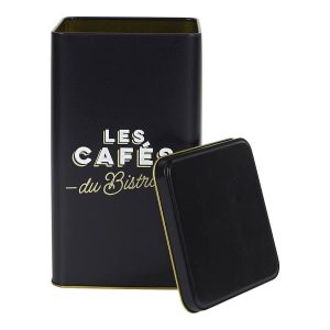 Puszka na kawę i produkty sypkie Bistrot czarna 2l 985356
