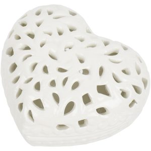 Puzderko w kształcie serca Belle EpoqAvorio ceramiczne 10 cm ecru 328667 Puzderko w kształcie serca Belle EpoqAvorio ceramiczne 10 cm ecru 328667