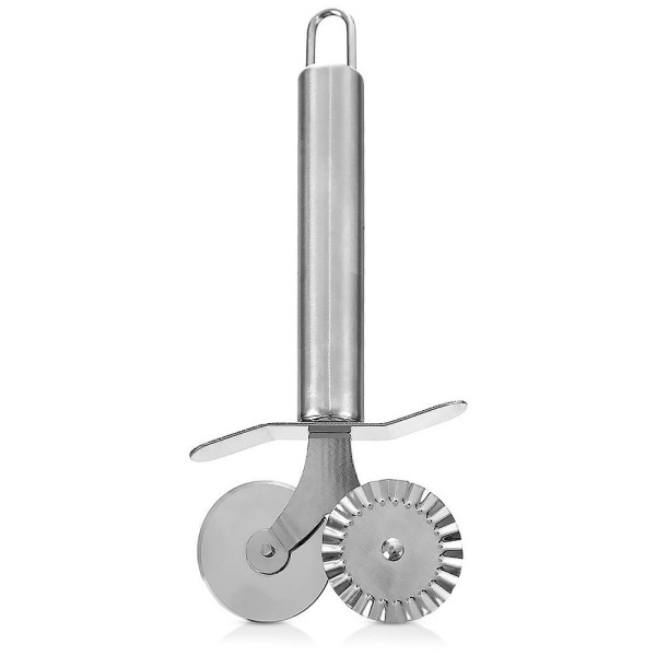Radełko do ciasta, makaronu stalowe podwójne 4 cm 799350
