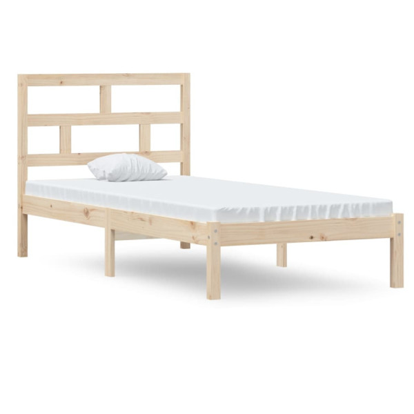 Rama łóżka 90x190 cm lite drewno 478472
