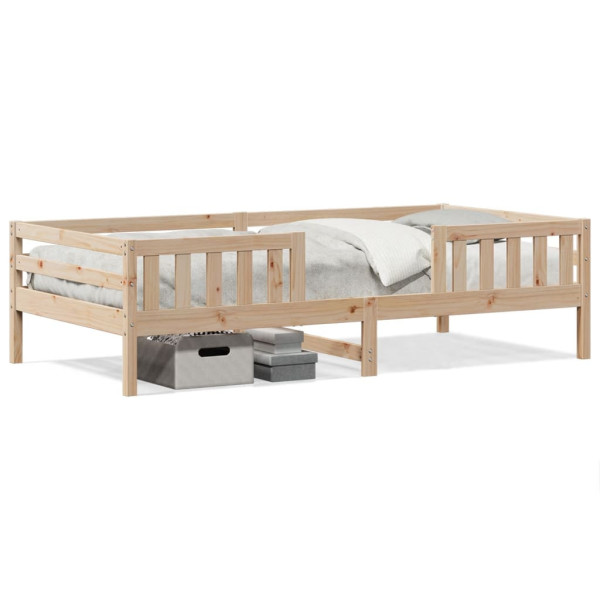 Rama łóżka bez materaca 90x190 cm lite drewno sosnowe 479808
