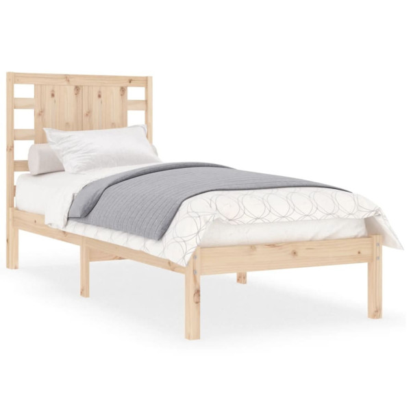 Rama łóżka bez materaca 90x200 cm lite drewno sosnowe 477670