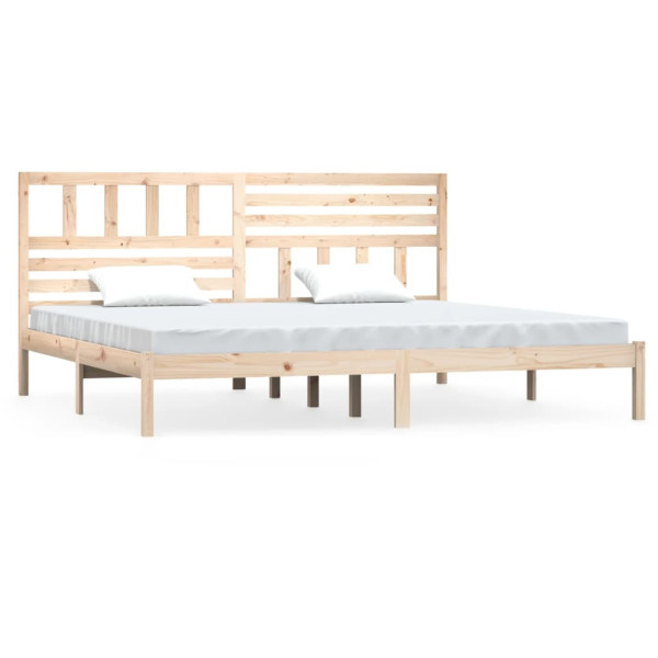 Rama łóżka lite drewno sosnowe 200x200 cm 478902