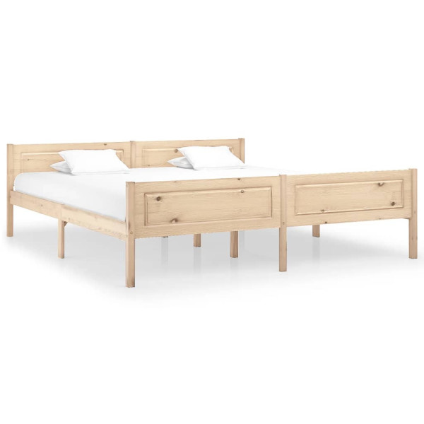 Rama łóżka z litego drewna sosnowego 180 x 200 cm 477612