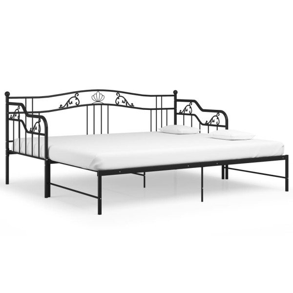 Rama sofy Czarny Metal vidaXL 501706