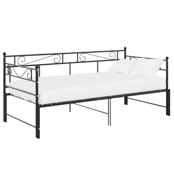 Rama sofy Czarny Metal vidaXL 503494