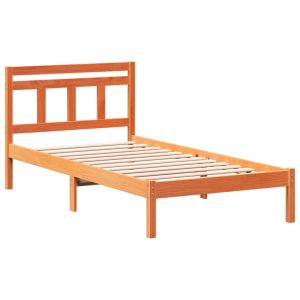 Ramka łóżka Brązowy Lite drewno sosnowe 830398