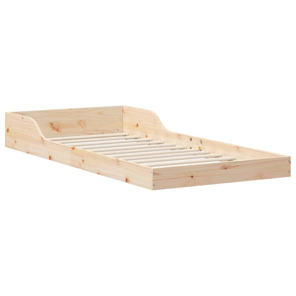 Ramka łóżka Brązowy Lite drewno sosnowe 842930